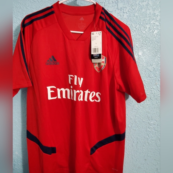 Arsenal Short Sleeve Athletic Jersey  Size Large NWT - Picture 3 of 3